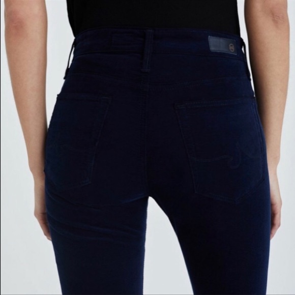Ag The Farrah High-Rise Skinny Jeans | Black - Picture 4 of 12